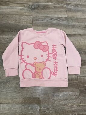 $5 w/ min $20 spend- Hello Kitty Pink Sweatshirt 4T 💗 Sanrio Graphic Pullover